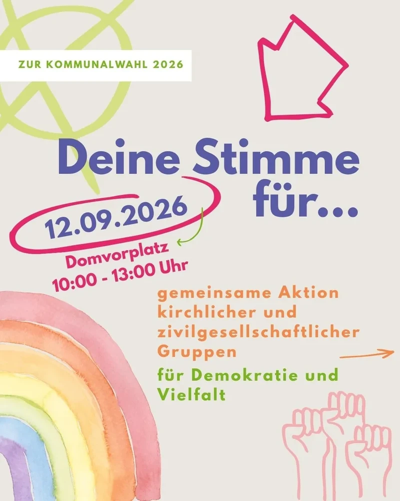 Deine Stimme für... Plakat
